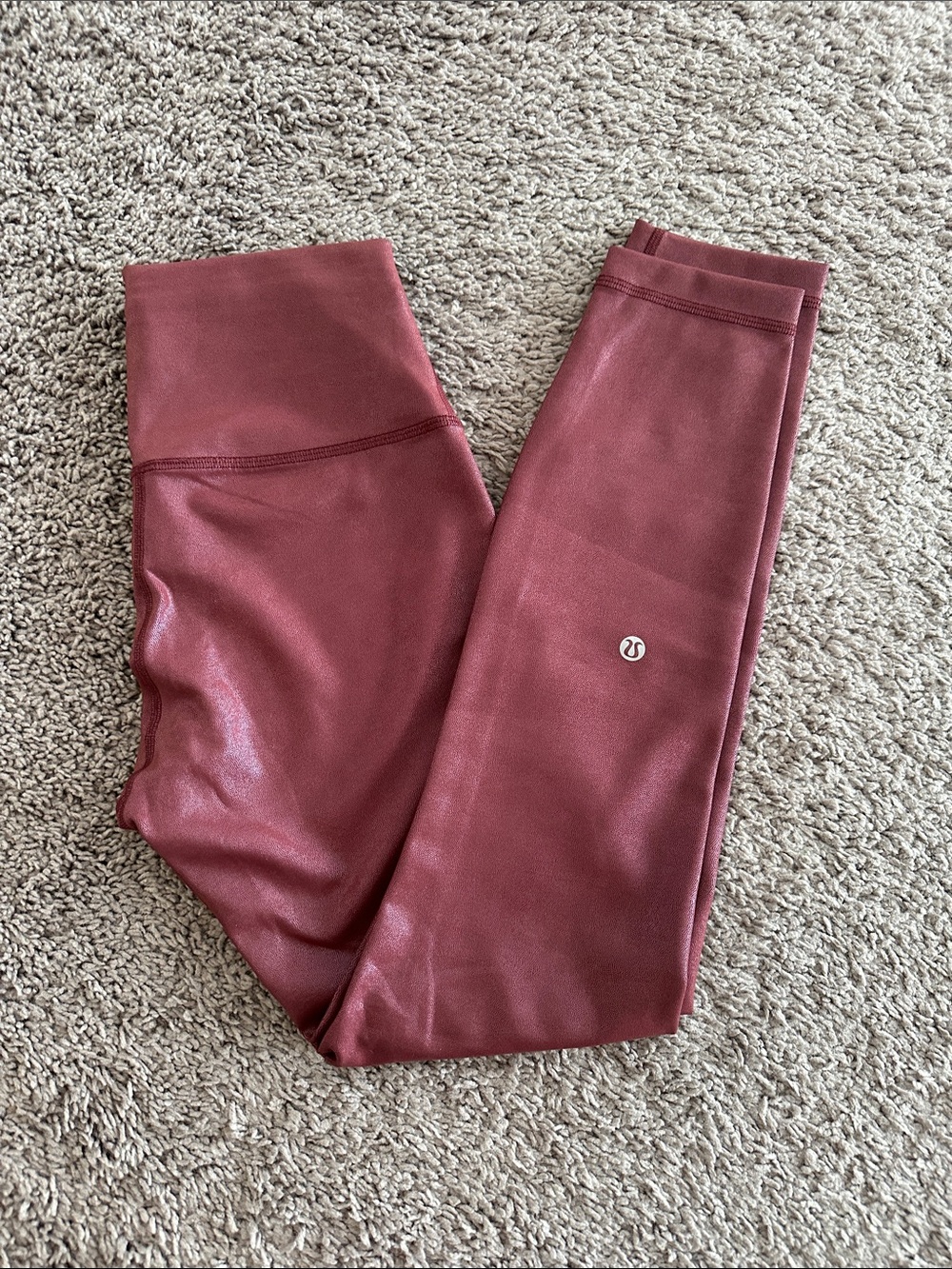 lululemon athletica Burgundy Leggings